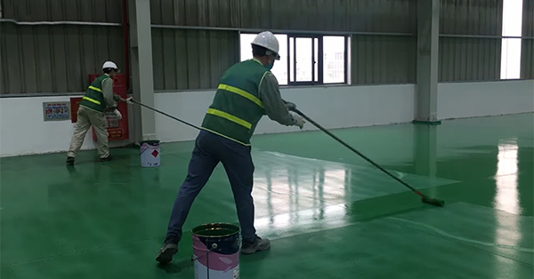 Thi công sơn epoxy 2 thành phần nhà xưởng công ty tại KCN Tiên Sơn, Bắc Ninh